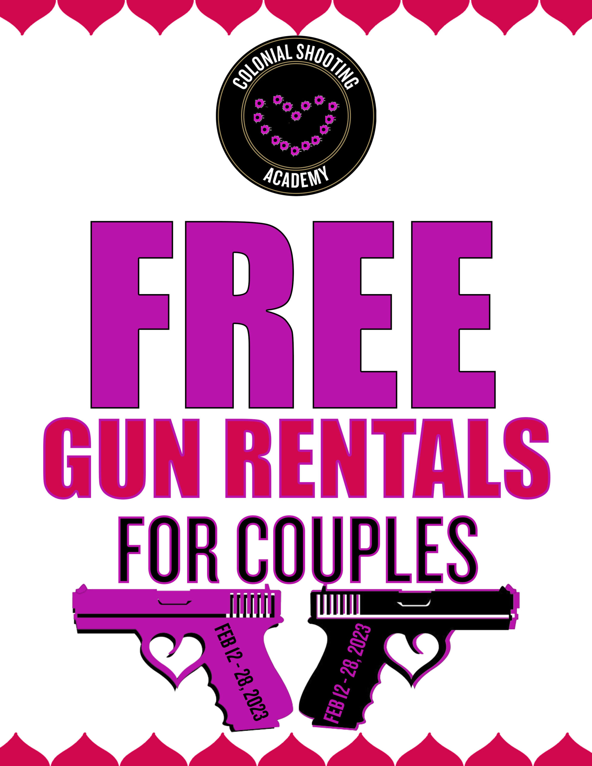 FREE GUN RENTALS! Colonial Shooting Academy